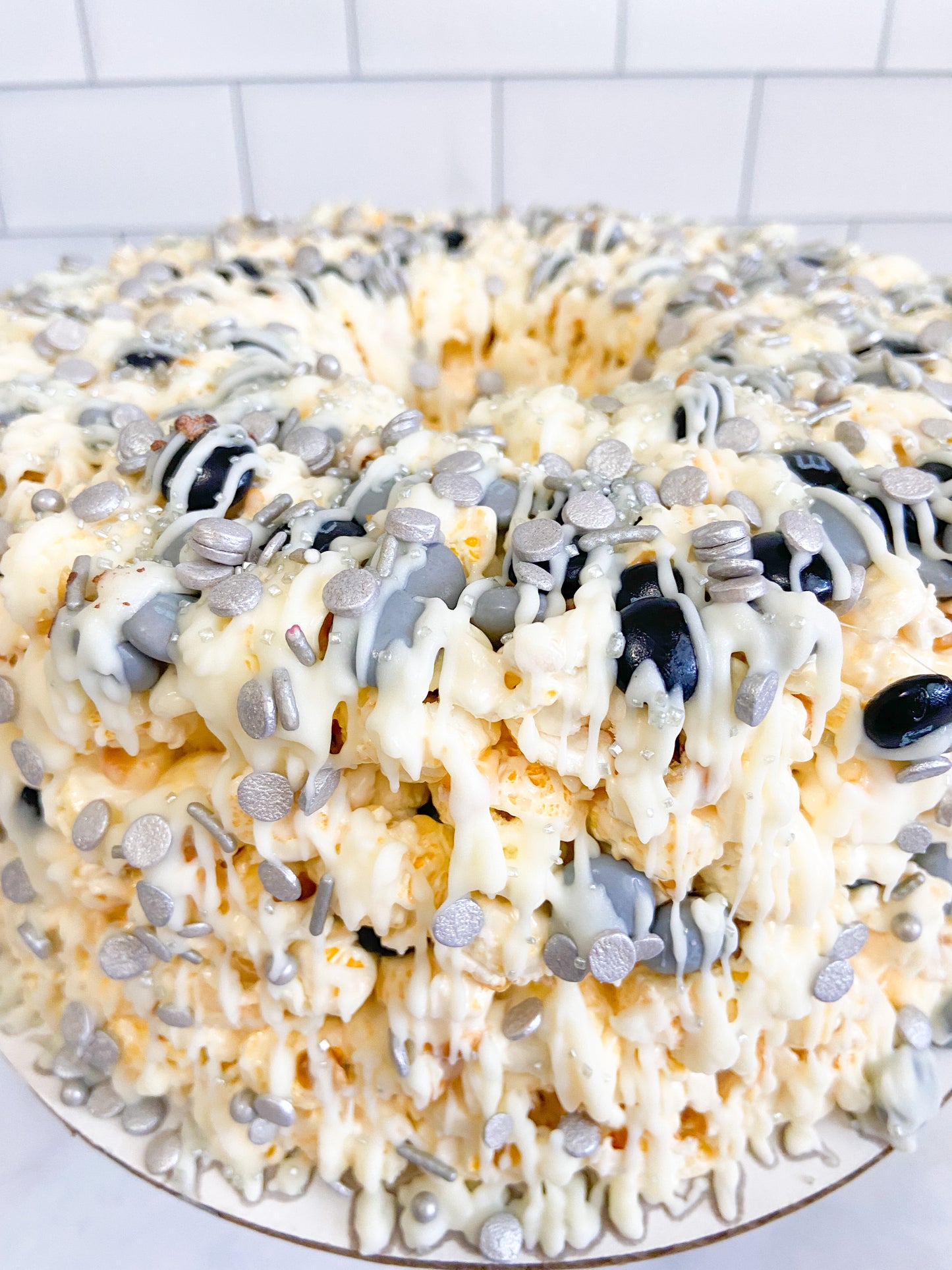 Graduation Gourmet Popcorn Cake