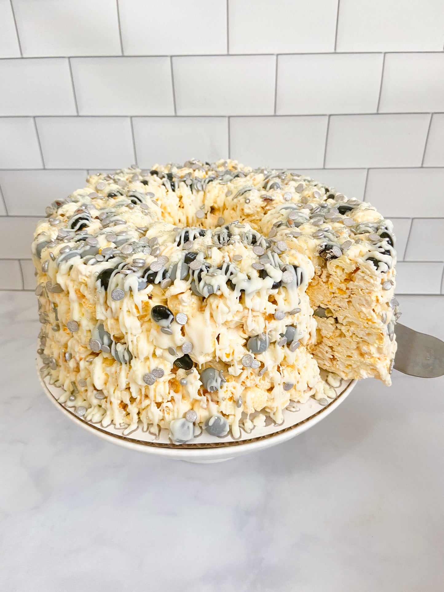 Graduation Gourmet Popcorn Cake