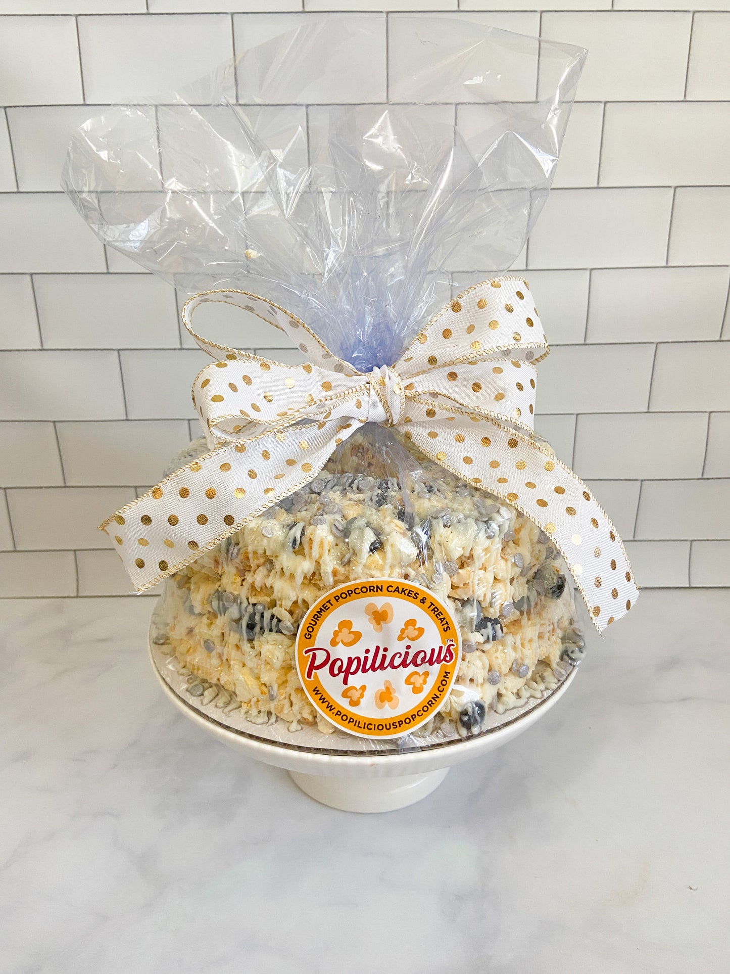 Graduation Gourmet Popcorn Cake