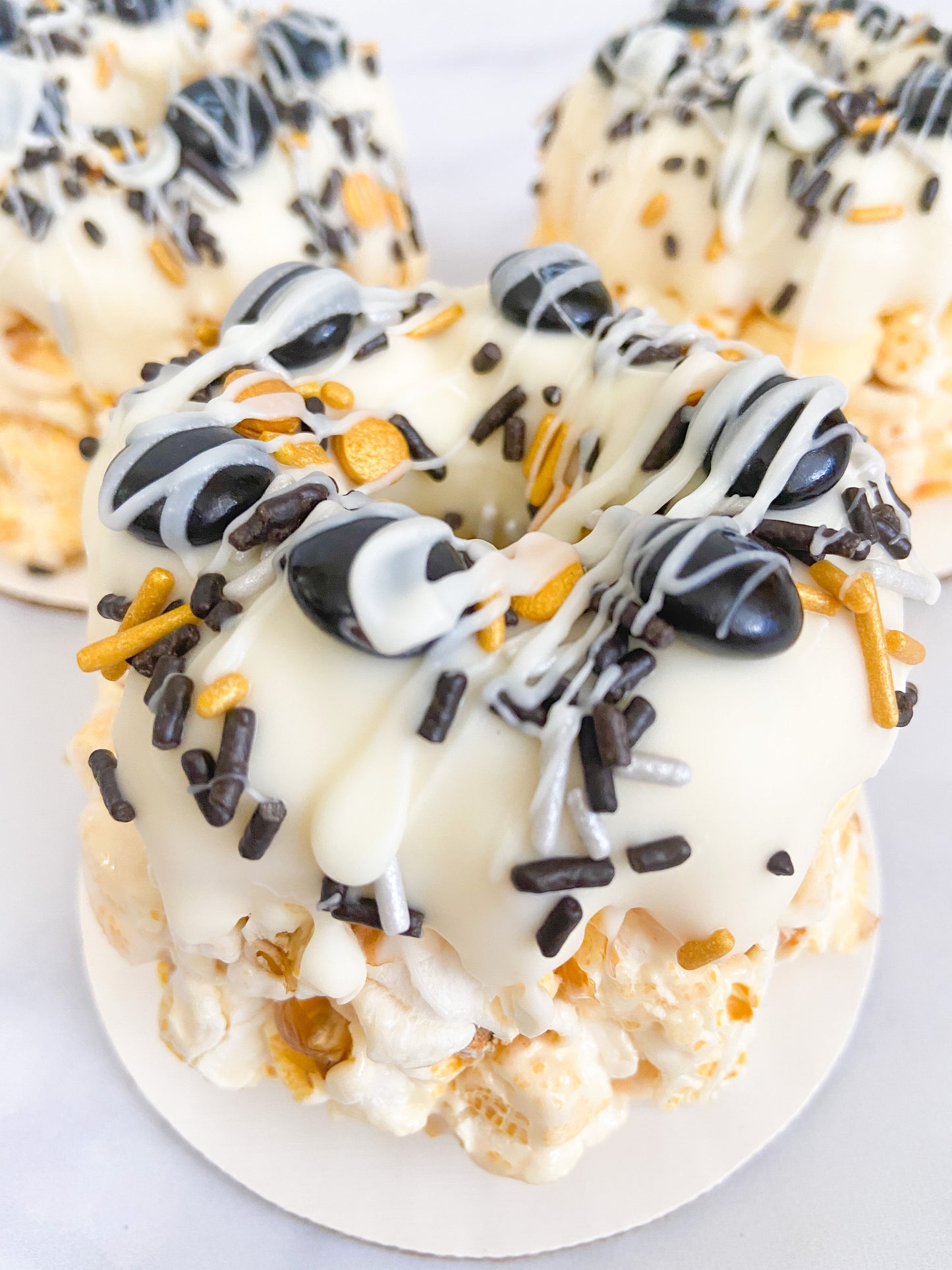 Graduation Mini Gourmet Popcorn Cakes