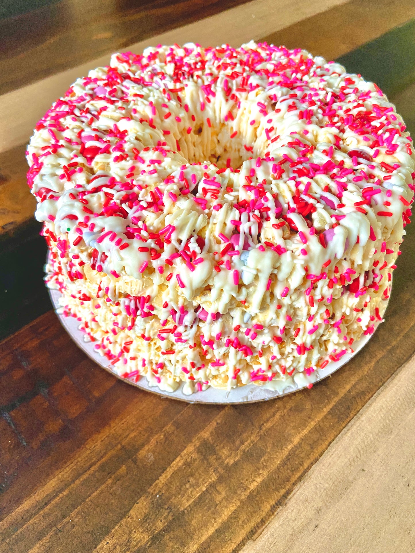 Love is Sweet Gourmet Popcorn Cake