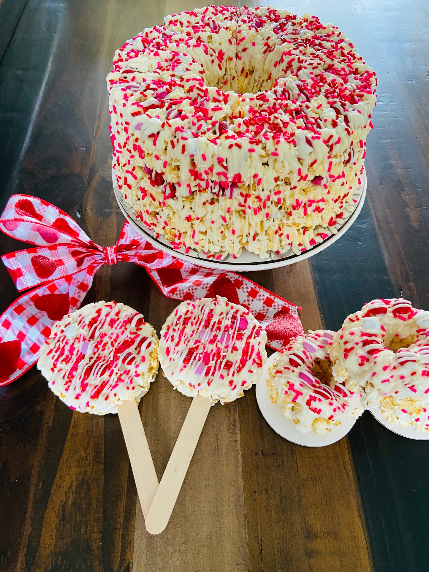 Love is Sweet Gourmet Popcorn Cake