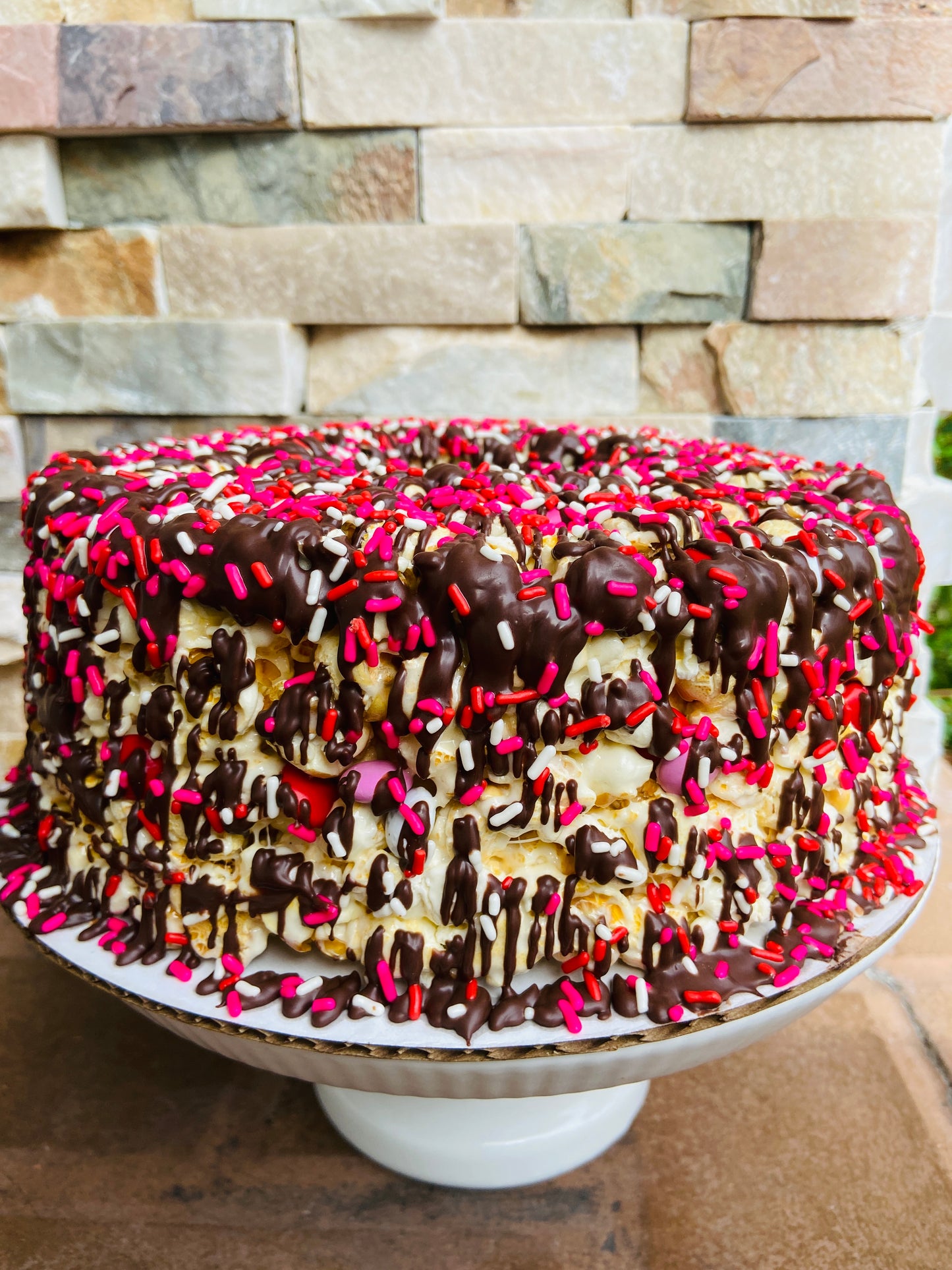 Love is Sweet Gourmet Popcorn Cake