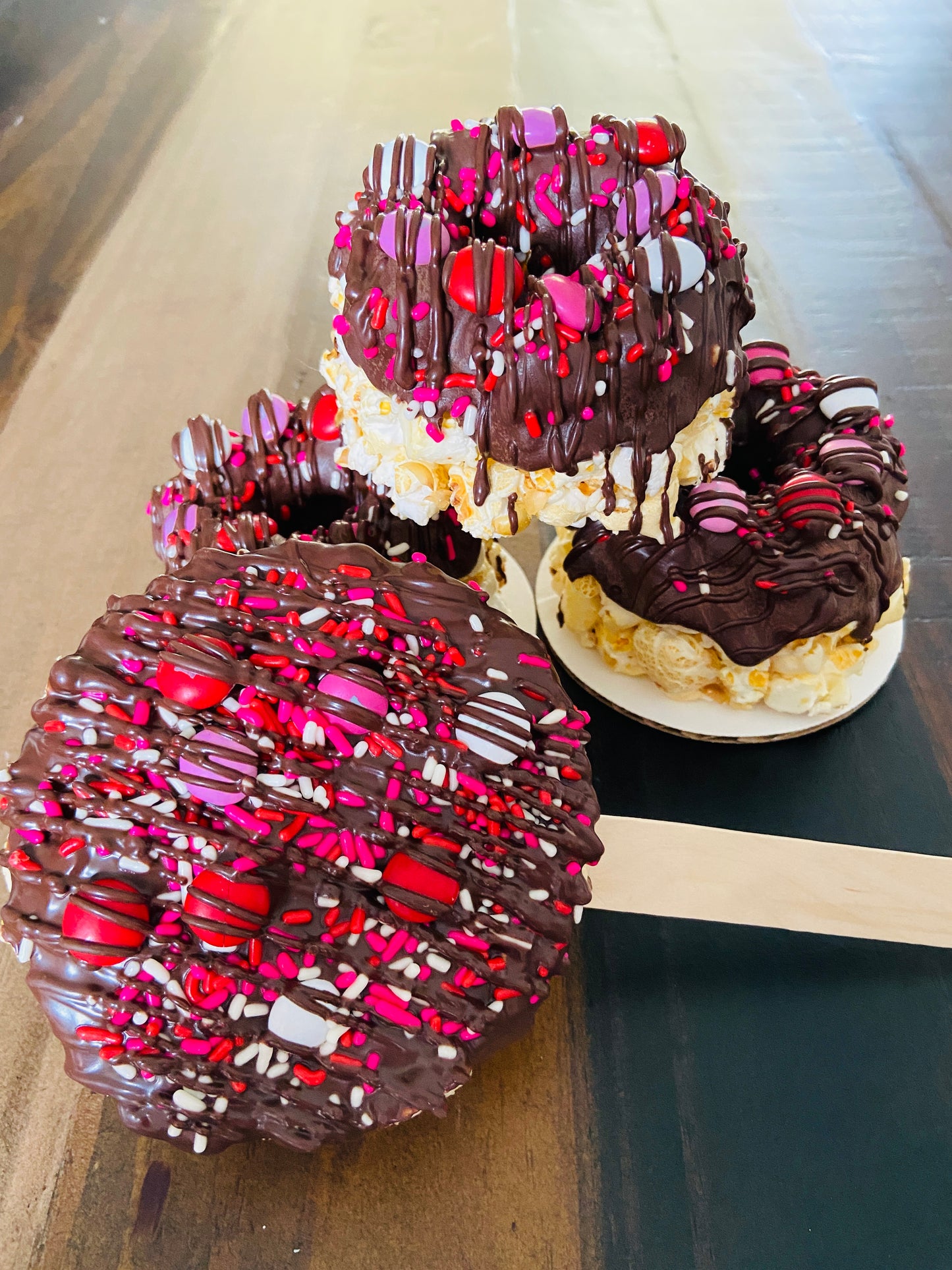 Love is Sweet Mini Gourmet Popcorn Cakes