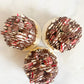 Chocolate Candy Cane Mini Gourmet Popcorn Cakes