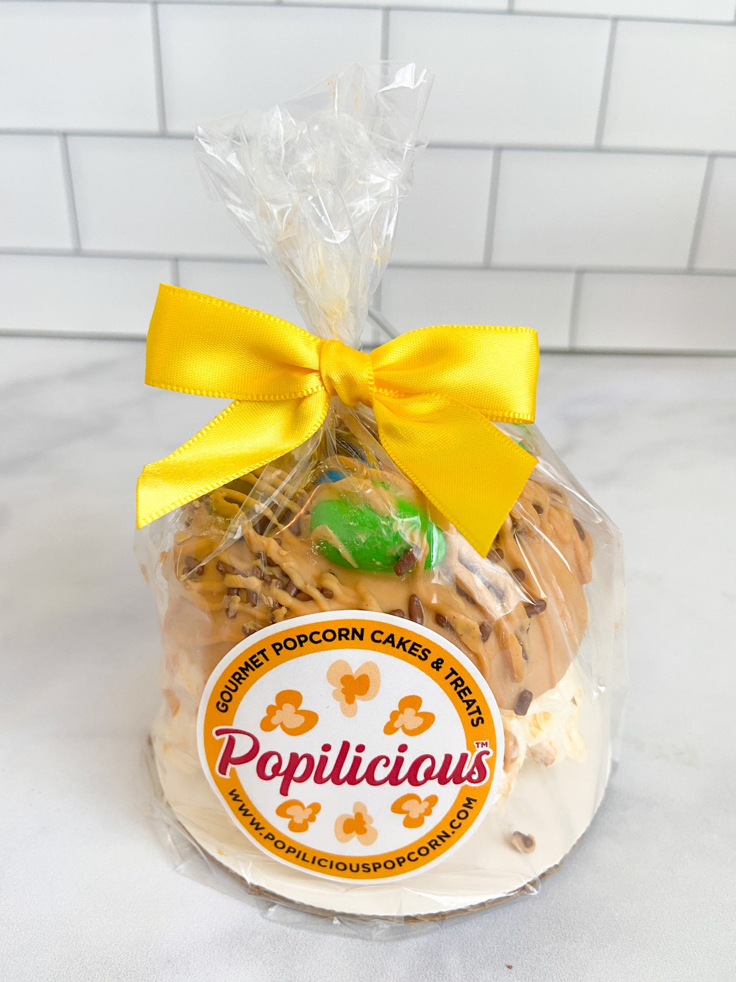 Peanut Butter Lover's Mini Gourmet Popcorn Cake