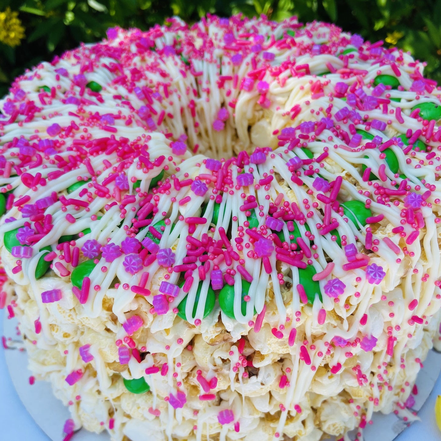 Baby Shower Gourmet Popcorn Cake