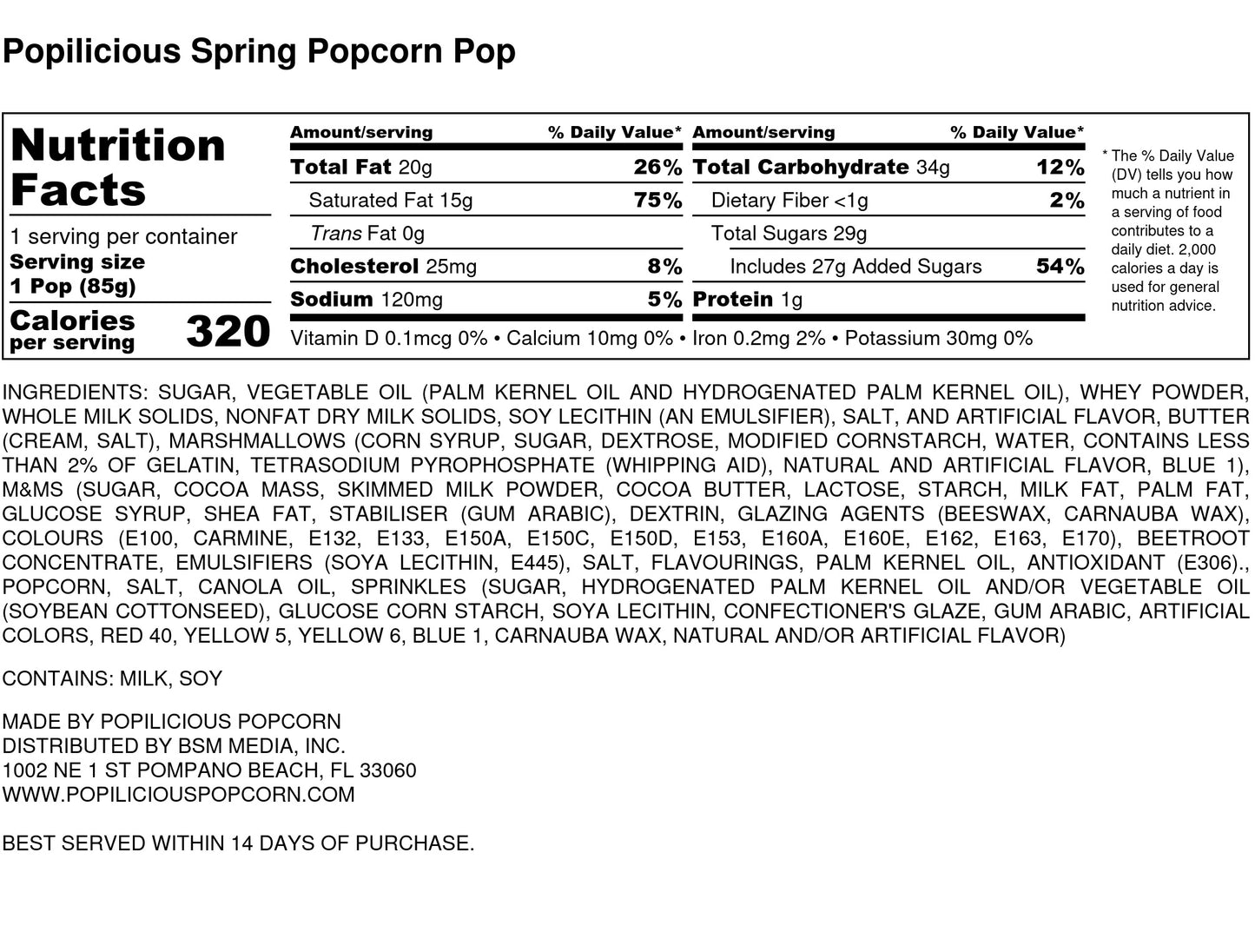 Springtime Celebration Gourmet Popcorn Pops