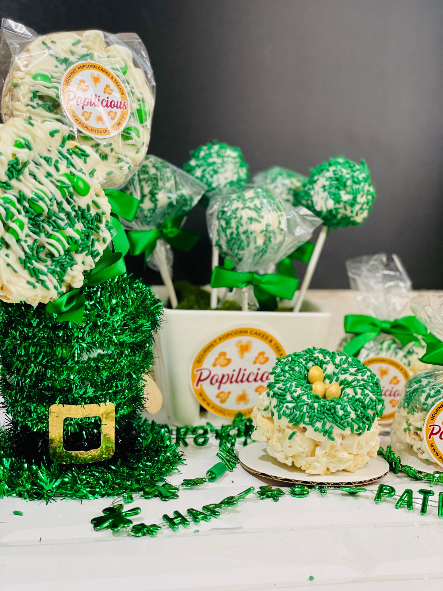 Pot of Gold Mini Gourmet Popcorn Cakes