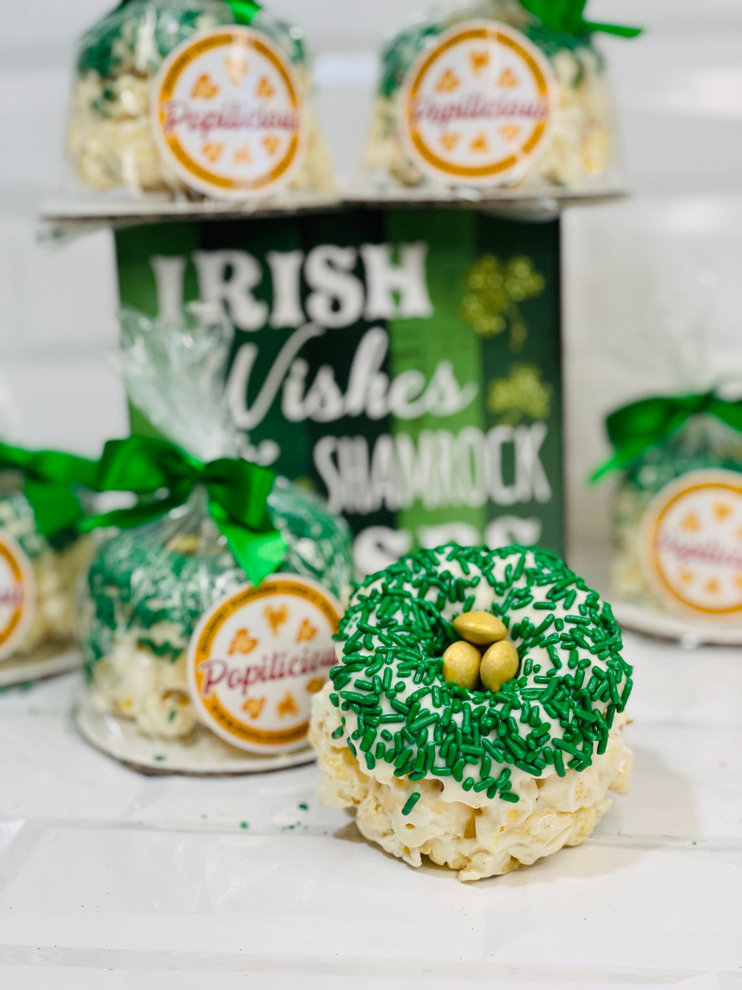 Pot of Gold Mini Gourmet Popcorn Cakes