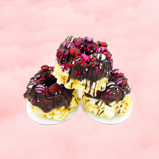 Love is Sweet Mini Gourmet Popcorn Cakes
