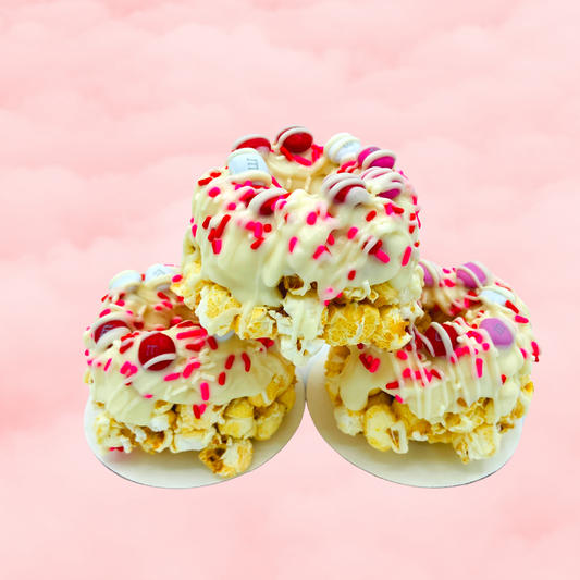 Love is Sweet Mini Gourmet Popcorn Cakes